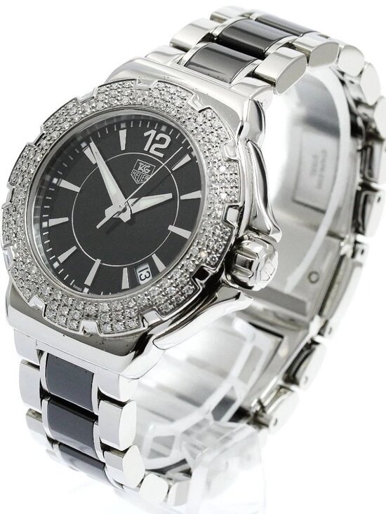 TAG HEUER Formula 1 WAH1214.BA0859 Diamond Bezel Quartz Ladies Watch_899530 main image 7
